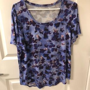 Bamboo scoop neck top